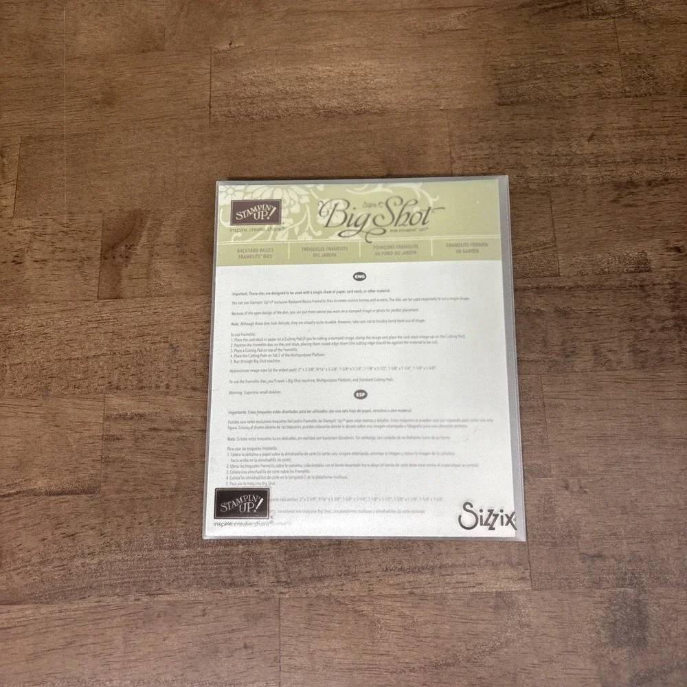 Stampin' Up! Backyard Basics Dies Framelits 129380
